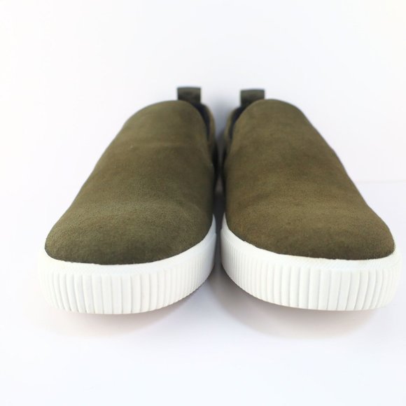 Hugo Boss Men's Zero Slip on Suede Sneakers 10 US Dark Green- 0093, 0096 - Picture 4 of 10